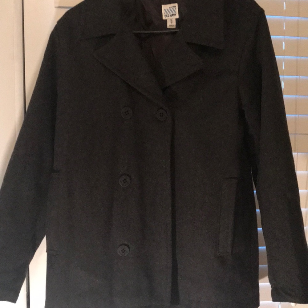 Old Navy Boys wool pea coat size XL
